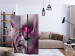 Room Divider Pink Swirls II - abstract space with purple smoke 133677 additionalThumb 4