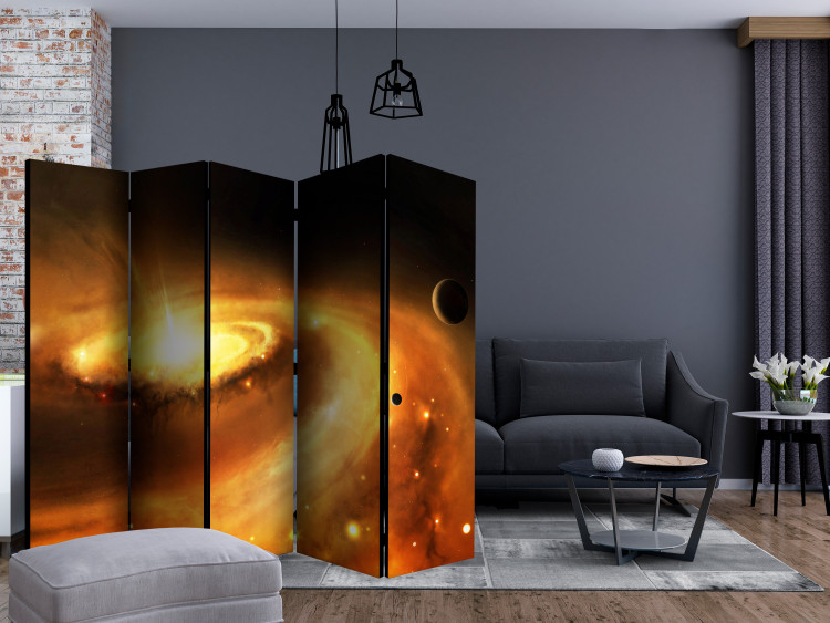 Room Divider Screen Galactic Center of the Milky Way II - abstract cosmic planets 133977 additionalImage 4