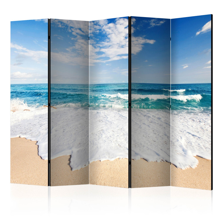 Room Divider By the Seashore II - seascape against a sky with clouds 134077