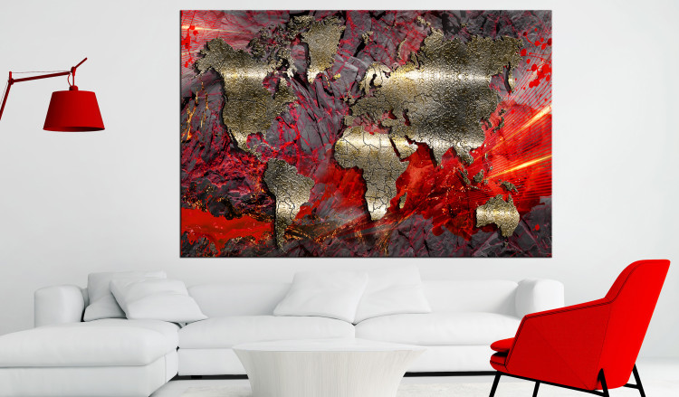 Large canvas print Earth's Elements - Third Variant [Large Format] 134877 additionalImage 5