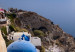 Canvas Print Sunny Santorini landscape - landscape with sea and Greek architecture 136077 additionalThumb 5