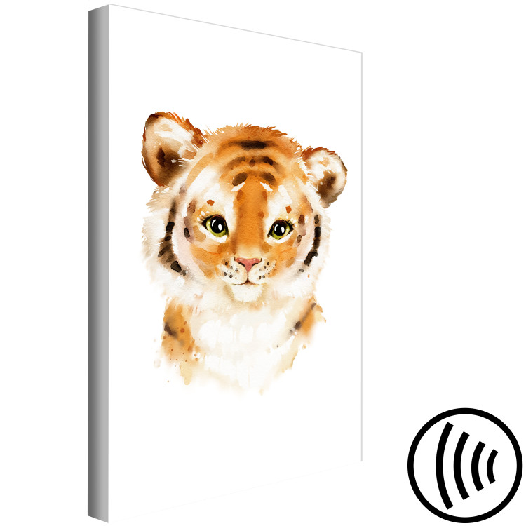 Canvas Art Print Tigger for children - A watercolor stylized composition 136377 additionalImage 6