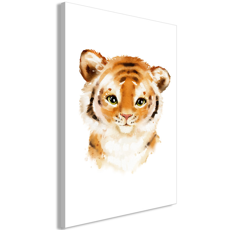 Canvas Art Print Tigger for children - A watercolor stylized composition 136377 additionalImage 2