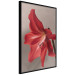 Poster Red Flower - vibrant colorful flower on a contrasting background 137977 additionalThumb 16