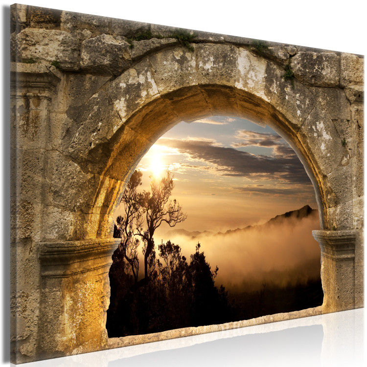 Canvas Print Before Dusk (1-piece) Wide - architecture and sunset 140577 additionalImage 2