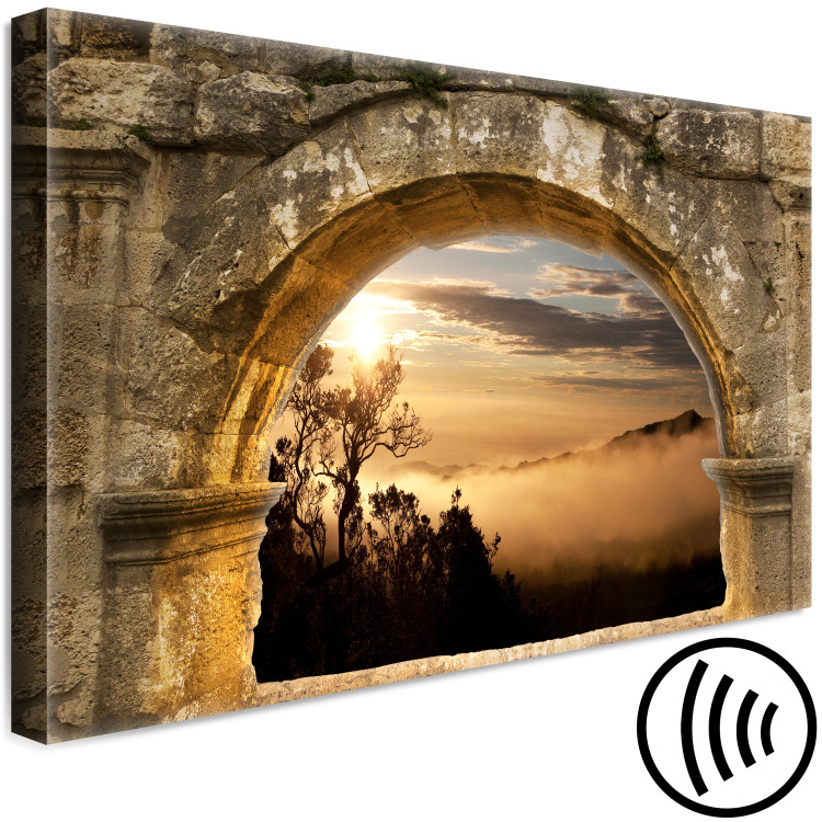 Canvas Print Before Dusk (1-piece) Wide - architecture and sunset 140577 additionalImage 6