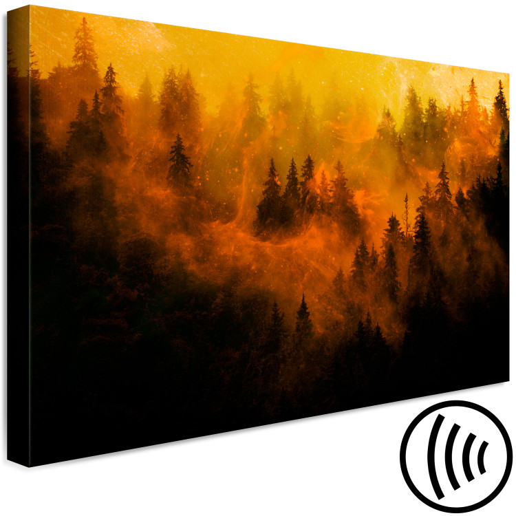 Canvas Magical Mist (1-piece) - first variant - fiery landscape 142977 additionalImage 6