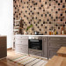 Wall Mural Ornamental mosaic - brown bathroom tiles in abstract patterns 144677 additionalThumb 7
