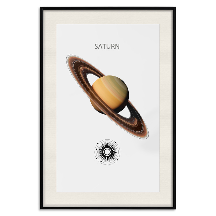 Wall Poster Dynamic Saturn II - Cosmic Lord of the Rings with the Solar System 146477 additionalImage 18