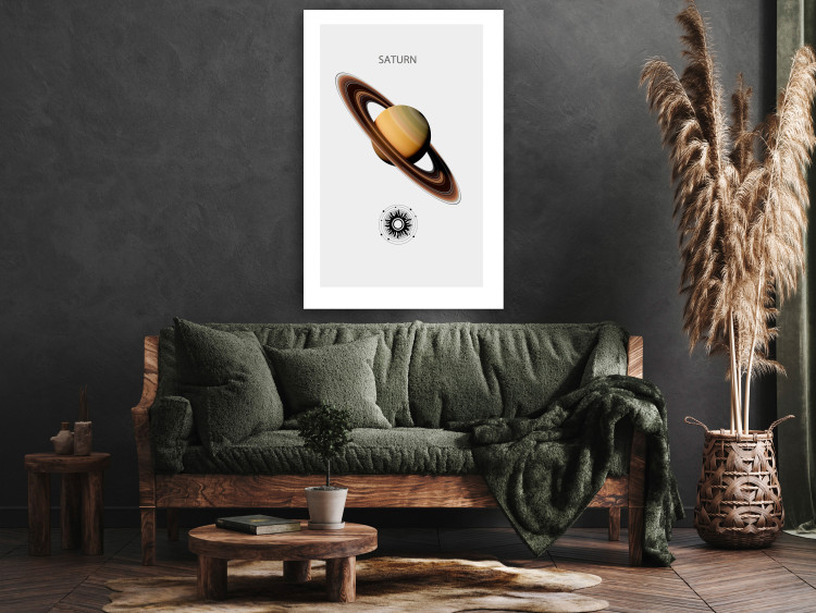 Wall Poster Dynamic Saturn II - Cosmic Lord of the Rings with the Solar System 146477 additionalImage 3