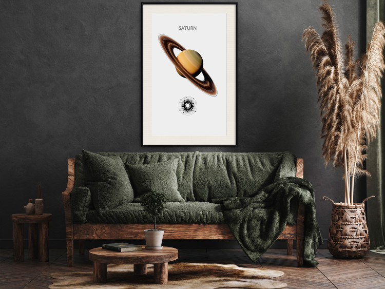 Wall Poster Dynamic Saturn II - Cosmic Lord of the Rings with the Solar System 146477 additionalImage 9