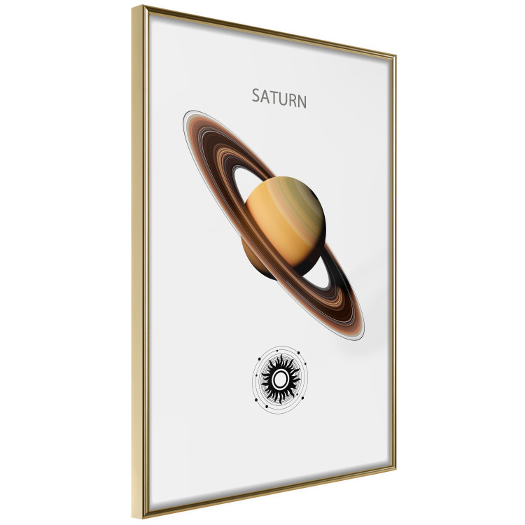Wall Poster Dynamic Saturn II - Cosmic Lord of the Rings with the Solar System 146477 additionalImage 27