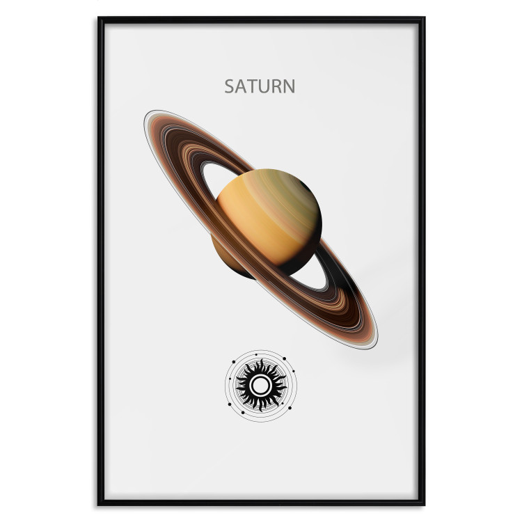 Wall Poster Dynamic Saturn II - Cosmic Lord of the Rings with the Solar System 146477 additionalImage 12