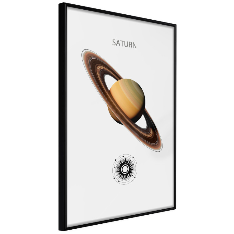 Wall Poster Dynamic Saturn II - Cosmic Lord of the Rings with the Solar System 146477 additionalImage 26