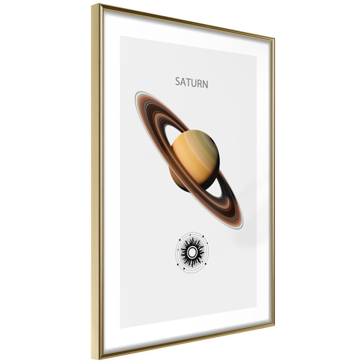 Wall Poster Dynamic Saturn II - Cosmic Lord of the Rings with the Solar System 146477 additionalImage 23