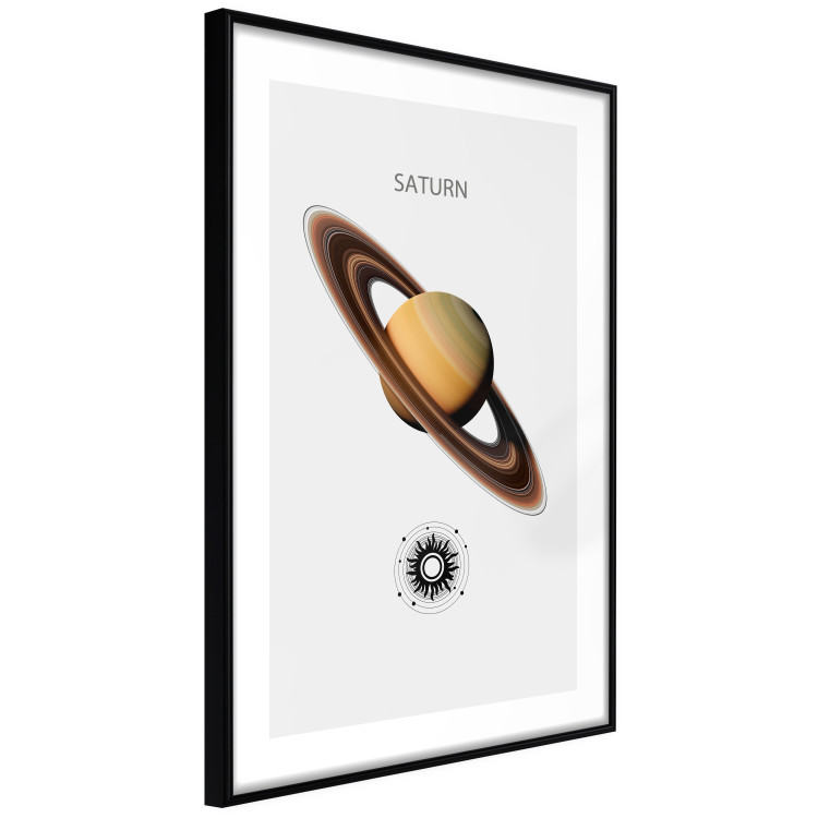 Wall Poster Dynamic Saturn II - Cosmic Lord of the Rings with the Solar System 146477 additionalImage 15
