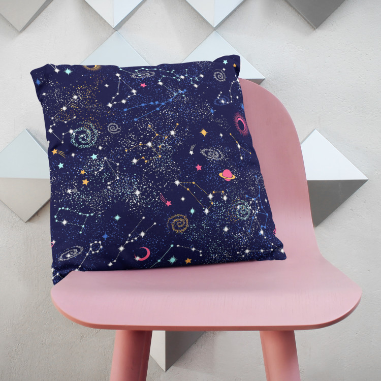 Decorative Microfiber Pillow Cosmic constellations - constellations, stars and planets in the sky cushions 146877 additionalImage 2