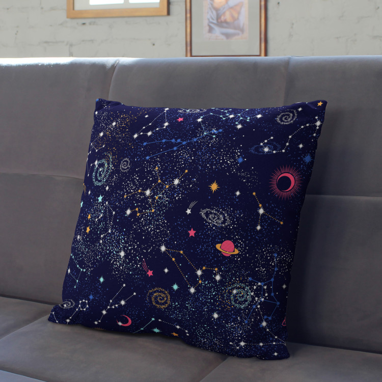 Decorative Microfiber Pillow Cosmic constellations - constellations, stars and planets in the sky cushions 146877 additionalImage 3