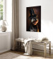 Canvas AI Dog Miniature Schnauzer - Portrait of a Cheerful Animal in a Top Hat - Vertical 150177 additionalThumb 10