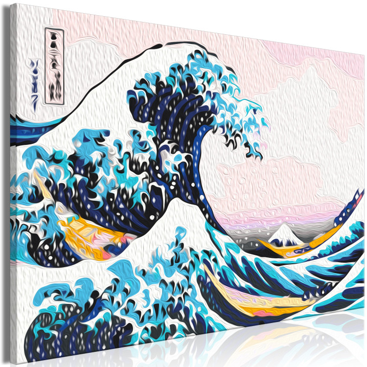 Paint by Number Kit The Great Wave off Kanagawa - The Rough Sea Through the Eyes of Katsushiki 150377 additionalImage 4