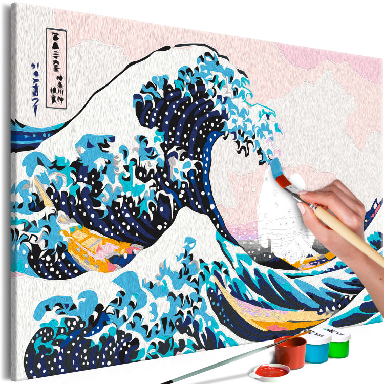 Paint by Number Kit The Great Wave off Kanagawa - The Rough Sea Through the Eyes of Katsushiki 150377 additionalImage 5