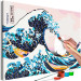Paint by Number Kit The Great Wave off Kanagawa - The Rough Sea Through the Eyes of Katsushiki 150377 additionalThumb 5
