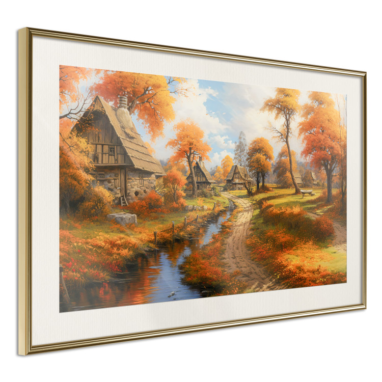 Wall Poster A Small Medieval Town - A Picture of the Autumn Polish Countryside 151577 additionalImage 14