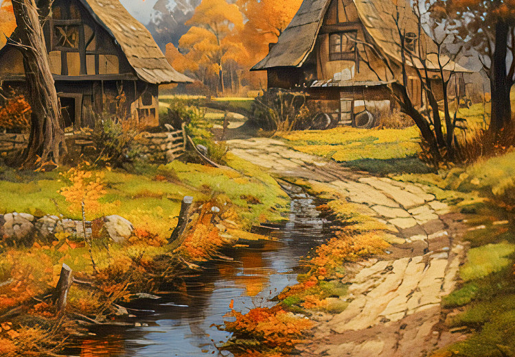 Wall Poster A Small Medieval Town - A Picture of the Autumn Polish Countryside 151577 additionalImage 24