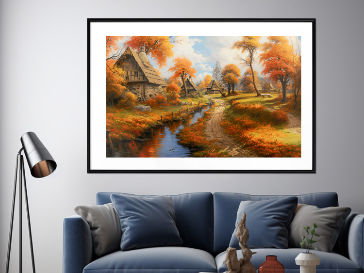 Wall Poster A Small Medieval Town - A Picture of the Autumn Polish Countryside 151577 additionalImage 21