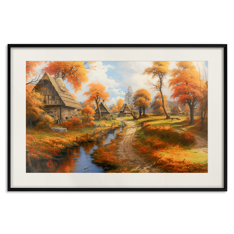 Wall Poster A Small Medieval Town - A Picture of the Autumn Polish Countryside 151577 additionalImage 7