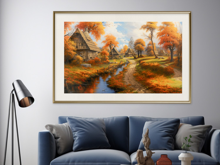 Wall Poster A Small Medieval Town - A Picture of the Autumn Polish Countryside 151577 additionalImage 19