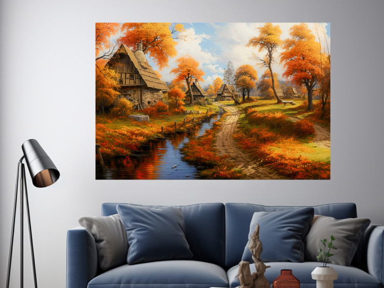 Wall Poster A Small Medieval Town - A Picture of the Autumn Polish Countryside 151577 additionalImage 11