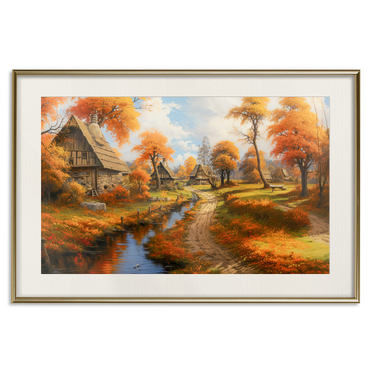 Wall Poster A Small Medieval Town - A Picture of the Autumn Polish Countryside 151577 additionalImage 8