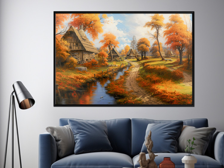 Wall Poster A Small Medieval Town - A Picture of the Autumn Polish Countryside 151577 additionalImage 12