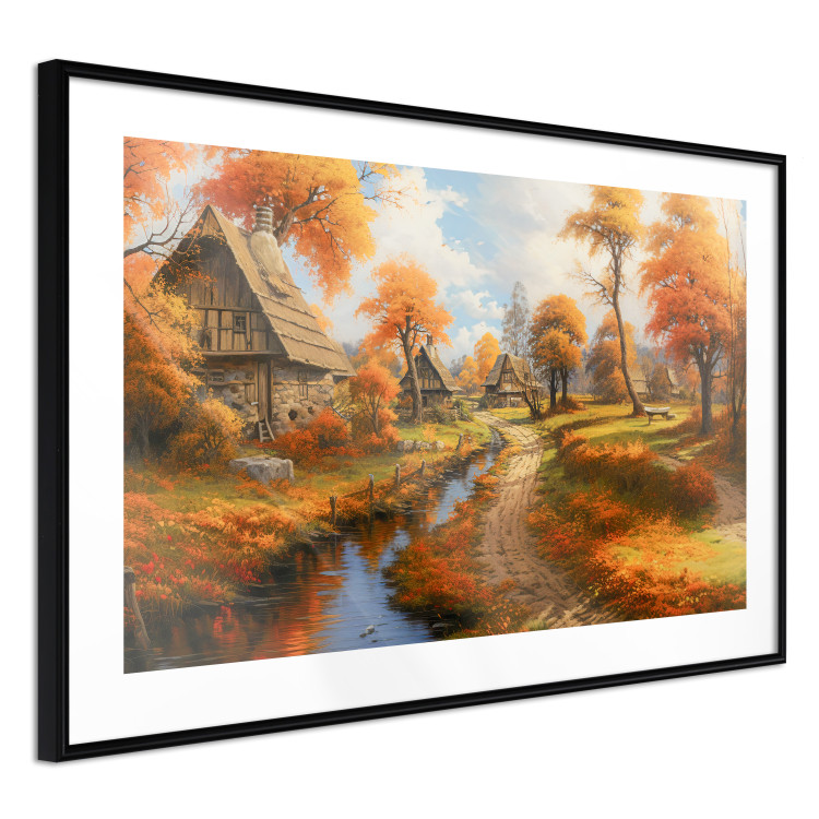Wall Poster A Small Medieval Town - A Picture of the Autumn Polish Countryside 151577 additionalImage 15