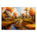 Wall Poster A Small Medieval Town - A Picture of the Autumn Polish Countryside 151577