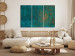 Canvas Print Azure Mirror - Dark Green Abstract With Visible Texture 151777 additionalThumb 3