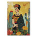 Canvas Art Print Frida Kahlo - An Artistic Representation of the Artist With Cacti 152277 additionalThumb 7