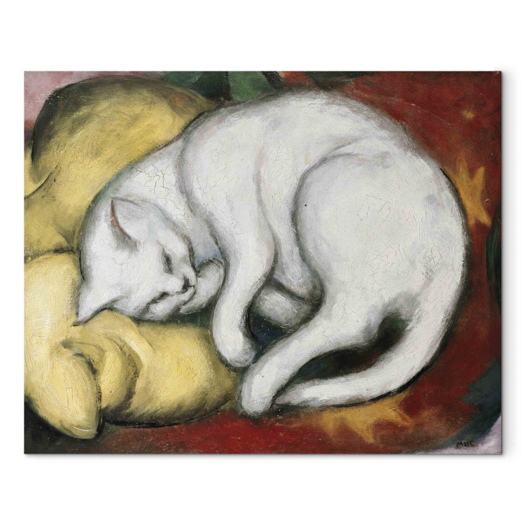 Reproduction Painting The white cat 154977