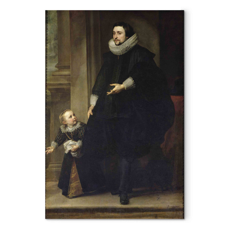 Reproduction Painting Portrait of a Nobleman and his Child or Portrait of the Brother of Rubens 159377 additionalImage 7