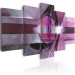 Canvas Purple Love (5-piece) - abstraction with figures and patterns 46677 additionalThumb 2