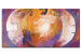 Canvas Purple Fantasy (1-piece) - Abstraction with a bright planetary motif 48077