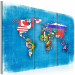 Canvas Art Print Flags of the World - triptych 55377 additionalThumb 2