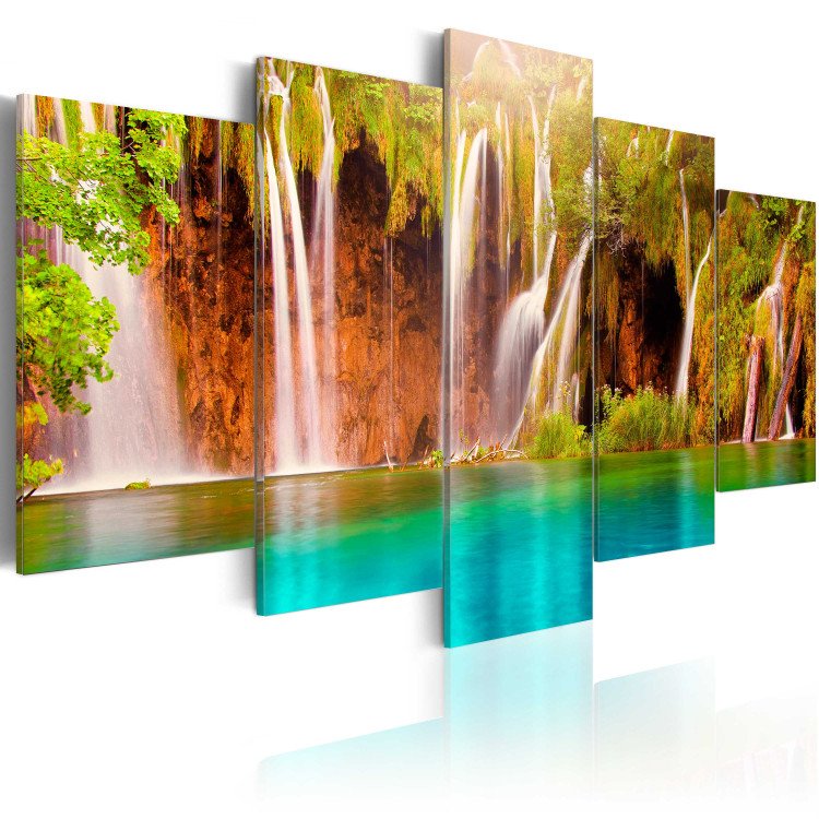 Canvas Print Forest waterfall 58477 additionalImage 2