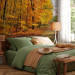 Wall Mural Forest - Forest Path Surrounded by Autumn Trees with Colourful Leaves 60577 additionalThumb 2