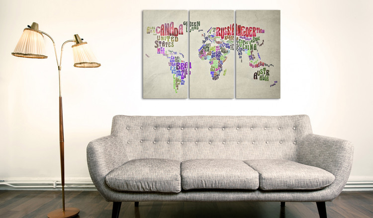 Cork Pinboard Colorful Countries [Cork Map] 92177 additionalImage 3
