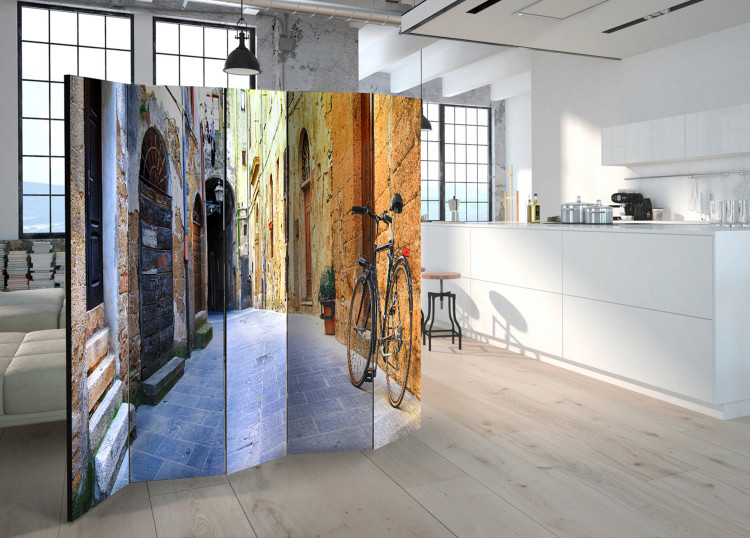 Room Divider Screen Italian Holidays II - romantic architecture of a European city 95277 additionalImage 4