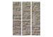 Room Divider Stone Temple - beige texture of urban wall architecture 95477 additionalThumb 3