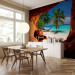 Photo Wallpaper Cave - landscape with tropical island and palm trees against a blue sky 96977 additionalThumb 7
