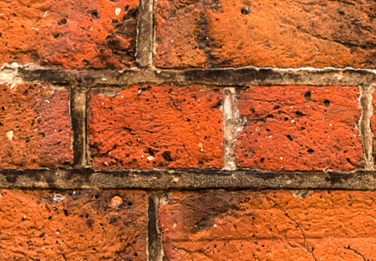 Wall Mural Industrial background - solid background in red old brick pattern 97377 additionalImage 4